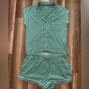 Tommy Hilfiger Green Women's Pajama Set